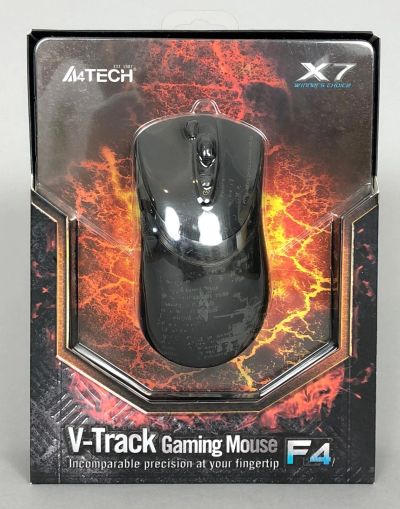 Лот: 16180010. Фото: 1. Игровая мышь A4Tech F4 (X7 Series... Клавиатуры и мыши