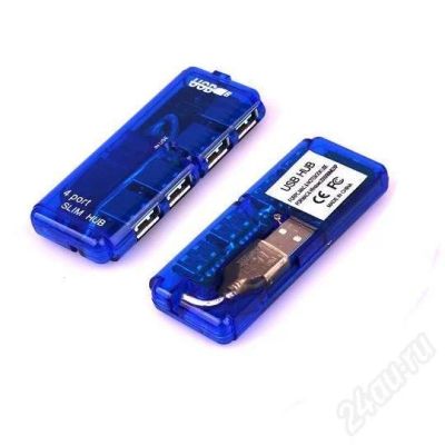 Лот: 603495. Фото: 1. USB хаб на 4 порта. Платы расширения, контроллеры, доп. порты