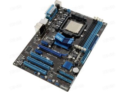 Лот: 11926786. Фото: 1. Asus M4A77 rev2.0 (AM3, AMD 770... Материнские платы