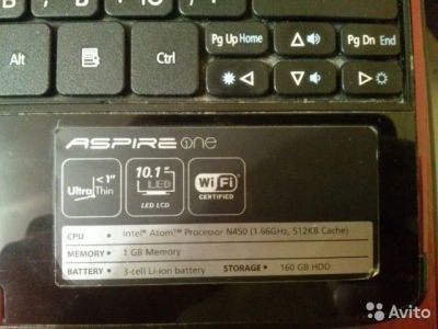 Лот: 4671329. Фото: 1. Нетбук Acer nav50. Ноутбуки