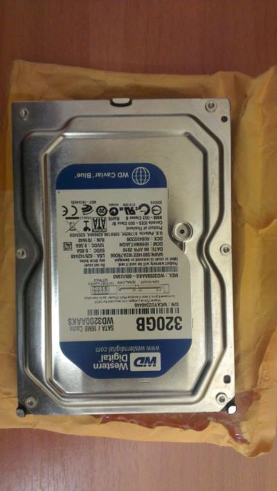 Лот: 6061583. Фото: 1. Жесткий диск WD3200AAKS 320ГБ... Жёсткие диски (HDD)