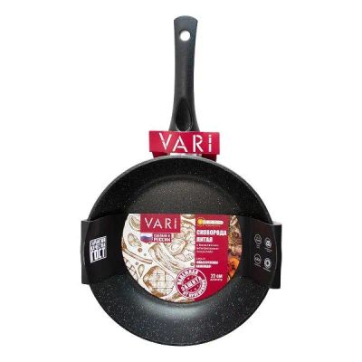 Лот: 24632243. Фото: 1. Сковорода VARI "Каменная", 22... Сковороды и сотейники