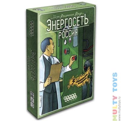 Лот: 4110831. Фото: 1. Настольная игра Энергосеть Россия. Детские настольные игры