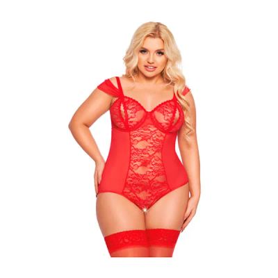 Лот: 19966520. Фото: 1. Боди красное Dora (Softline Collection... Эротическое бельё