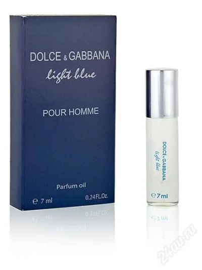Лот: 2470040. Фото: 1. D&G - Light Blue Pour Homme, Масляные... Мужская парфюмерия