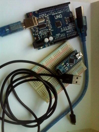 Лот: 8029432. Фото: 1. Arduino Nano + Uno/Mini Kit(кабеля... Микроконтроллеры