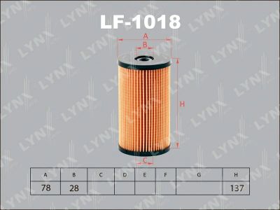 Лот: 13356885. Фото: 1. Lynx LF-1018 Топливный фильтр. Расходные материалы