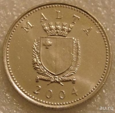 Лот: 8603234. Фото: 1. 2 цента 2004 Мальта веточка. Европа