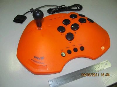 Лот: 984837. Фото: 1. Геймпад для PS2 Genius MaxFighter... Рули, джойстики