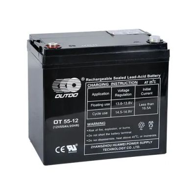 Лот: 20073781. Фото: 1. OUTDO VRLA 12v 55Ah (OT55-12). Аккумуляторы