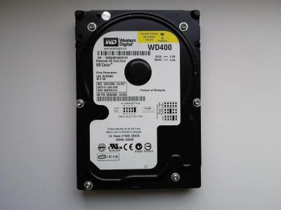 Лот: 3938236. Фото: 1. Жёсткий диск Western Digital WD400. Жёсткие диски (HDD)