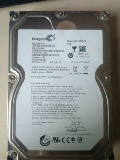 Лот: 16803571. Фото: 1. Жесткий диск Seagate Barracuda... Жёсткие диски (HDD)