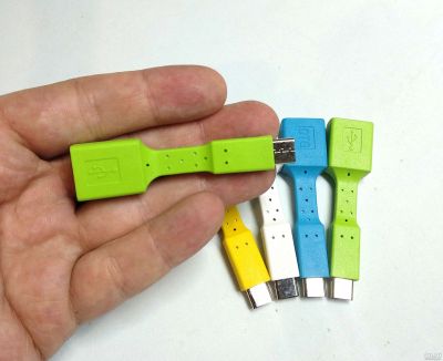Лот: 15828265. Фото: 1. OTG Кабель переходник Type-C USB... Шлейфы, кабели, переходники