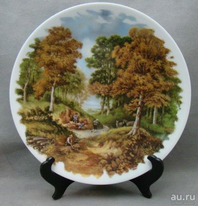 Лот: 13764555. Фото: 1. Limoges тарелка декоративная с... Фарфор, керамика