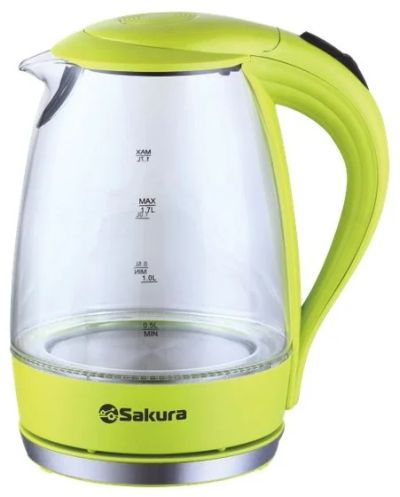 Лот: 8891757. Фото: 1. Чайник Sakura SA-2710GR (1.7 л... Чайники, кофемашины, кулеры