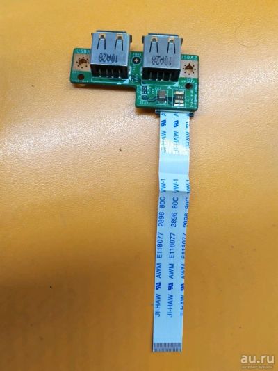 Лот: 18266436. Фото: 1. Плата MS-1734A с разъемами USB... Платы расширения, контроллеры, доп. порты