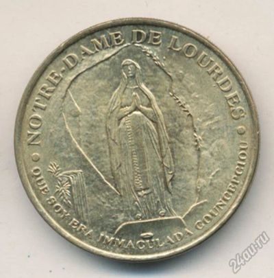Лот: 5883536. Фото: 1. Франция жетон медаль Нотр-Дам... Сувенирные