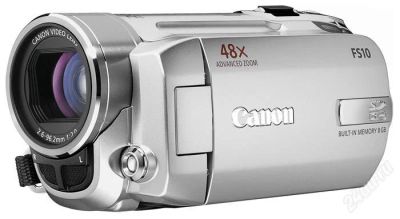 Лот: 950736. Фото: 1. Flash-видеокамера Canon FS10 8Gb. Видеокамеры