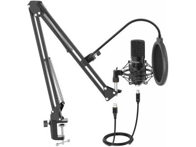 Лот: 21759167. Фото: 1. Микрофон FIFINE T730 черный. Микрофоны