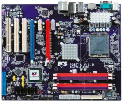 Лот: 6451399. Фото: 1. EliteGroup P35T-A LGA775 2xPCI-E... Материнские платы