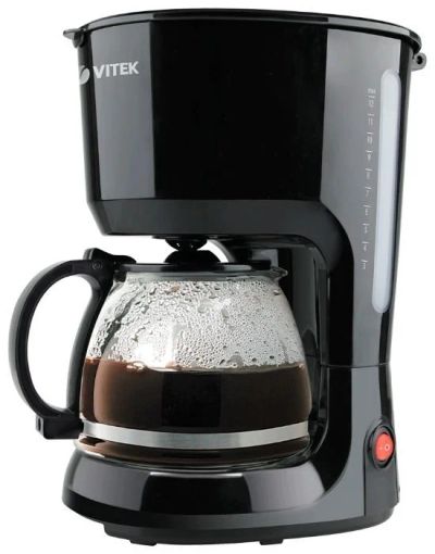 Лот: 11697631. Фото: 1. Кофеварка VITEK VT 1528 BK. Чайники, кофемашины, кулеры