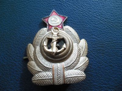 Лот: 13322934. Фото: 1. кокарда ВМФ СССР. Нашивки, шевроны, погоны