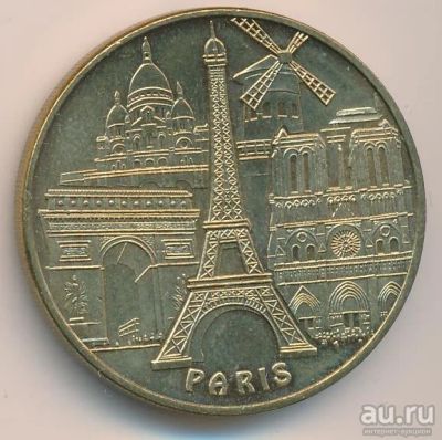 Лот: 17758475. Фото: 1. Франция 2008 жетон медаль Париж... Сувенирные