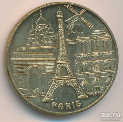Лот: 17758502. Фото: 1. Франция 2008 жетон медаль Париж... Сувенирные