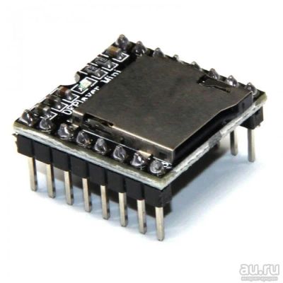 Лот: 13396281. Фото: 1. Модуль плеера DFPlayer mini. Микроконтроллеры