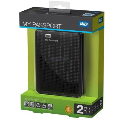 Лот: 2687812. Фото: 1. Внешний HDD WD 2TB My Passport... Внешние жесткие диски