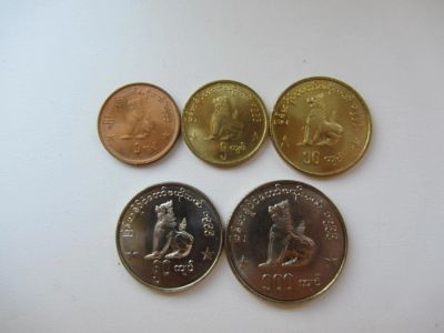 Лот: 5321404. Фото: 1. Бирма ( Мьянма ) набор из 5 монет... Азия
