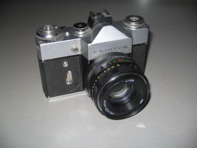 Лот: 3095911. Фото: 1. фотоаппарат зенит-В с обьективом... Плёночные зеркальные