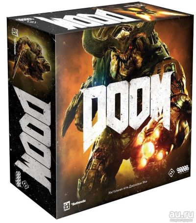 Лот: 13261908. Фото: 1. DOOM Настольная игра. Настольные игры, карты