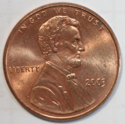 Лот: 7009973. Фото: 1. 1 цент 2003 год. США. Америка