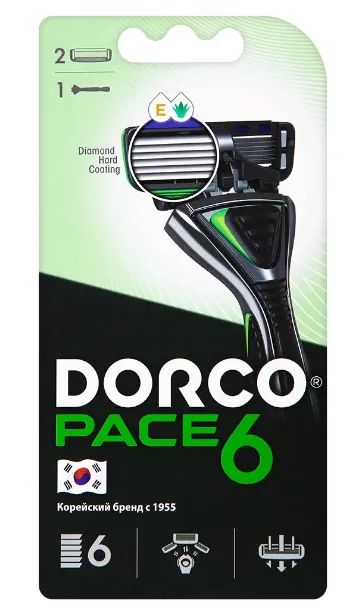 Лот: 20940051. Фото: 1. Станок для бритья Dorco Pace 6... Материалы