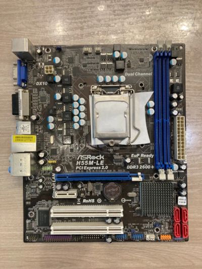 Лот: 18654549. Фото: 1. Материнская плата ASRock LGA1156... Материнские платы