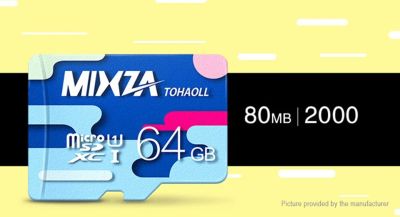 Лот: 7591193. Фото: 1. Оригинальная MicroSD карта Mixza... Карты памяти
