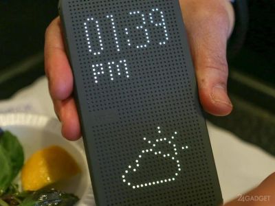 Лот: 7696639. Фото: 1. HTC Dot View для HTC One E8 оригинал... Чехлы, бамперы