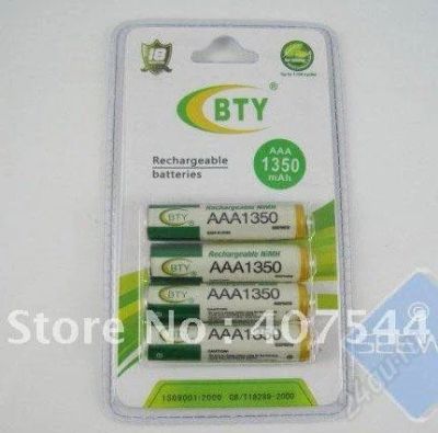 Лот: 2762687. Фото: 1. Аккумуляторы BTY AAA 1350mAh Ni-MH... Батарейки, аккумуляторы, элементы питания