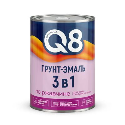 Лот: 25545857. Фото: 1. Грунт-эмаль Formula Q8, по ржавчине... Краски, лаки, растворитель
