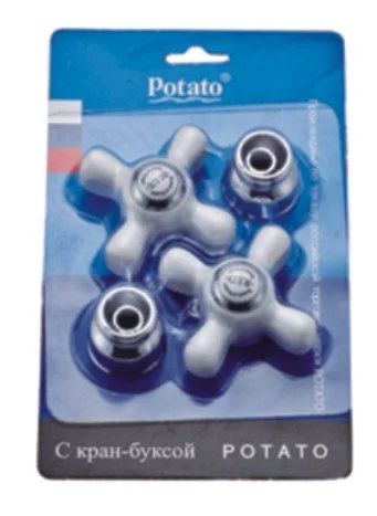 Лот: 12900971. Фото: 1. Ручки Potato Т630 для смесителя. Смесители