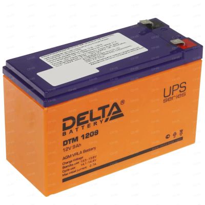 Лот: 19910245. Фото: 1. Аккумулятор для ИБП Delta DTM... ИБП, аккумуляторы для ИБП