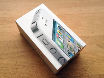 Лот: 6576394. Фото: 1. коробка iphone 4s 16 gb white. Коробки, инструкции
