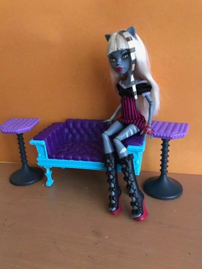 Лот: 10369398. Фото: 1. Мебель + Кукла Monster Hight Монстр... Развивающие
