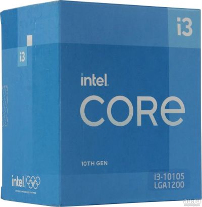 Лот: 18052661. Фото: 1. Intel Core i3-10105 BX8070110105SRH3P. Процессоры