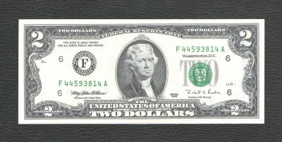 Лот: 17411860. Фото: 1. 2 доллара 1995 года. США -- Без... Америка