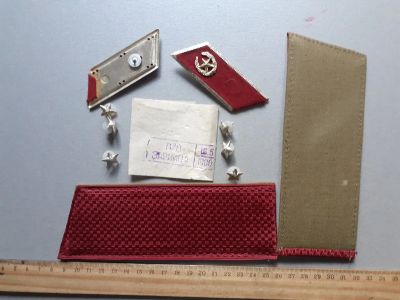 Лот: 25733832. Фото: 1. погоны+петлицы старшего прапорщика... Нашивки, шевроны, погоны