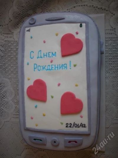 Лот: 1500169. Фото: 1. Торт "Мобильник". Торты, пирожные