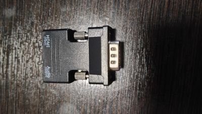 Лот: 25709209. Фото: 1. Переходник с Hdmi на Vga+3.5. Шлейфы, кабели, переходники