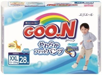Лот: 6453386. Фото: 1. Трусики-подгузники GOON для мальчиков... Детская гигиена